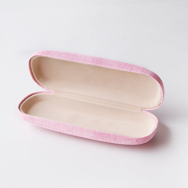 Canvas Box 2024 New Fashion Art Myopia Glasses Box Fashion Retro Men's and Women's Portable Storage Box