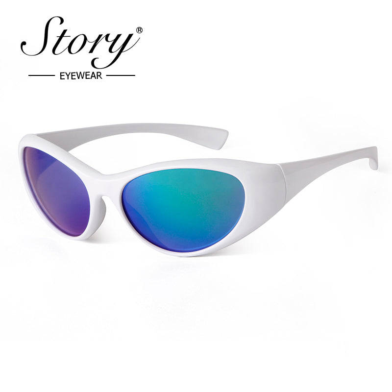 2024 New Steam Punk Trendy Sunglasses Technology Future Sense Goggles,Sports Sunglasses