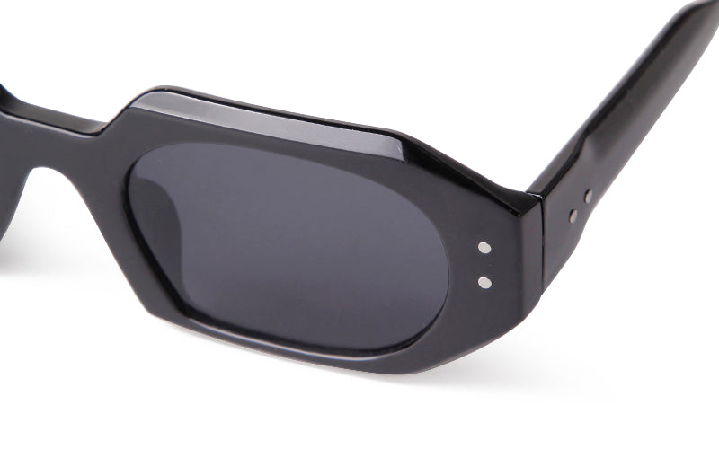 2024 new street photo polygonal UV resistant sunglasses,sweet and cool hip-hop style sunglasses