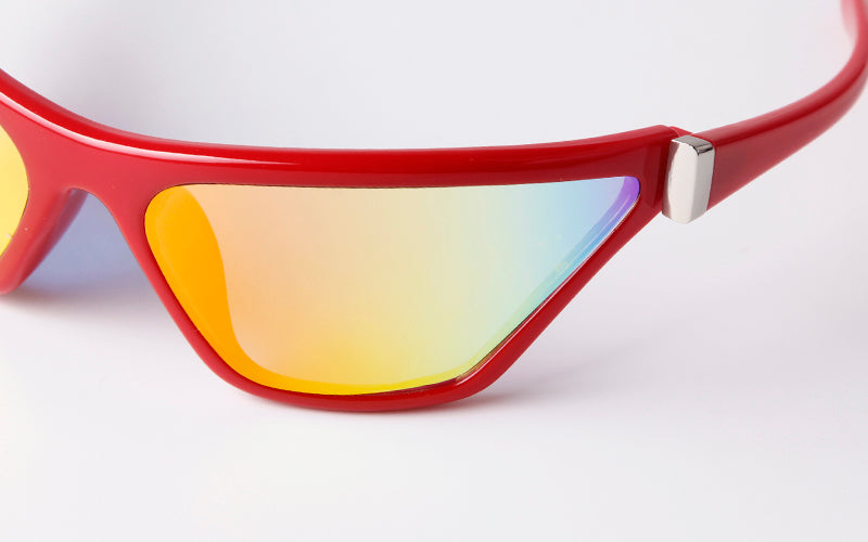 2024 New Celebrity Same Style Fashion Cat Eye Trendy Sunglasses Outdoor Cycling Personalized Fashion Sports Goggles