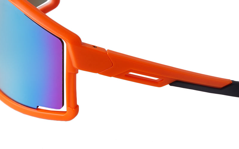Men's &women's outdoor cycling sports glasses, colorful trendy large frame sunglasses, windproof sunglasses