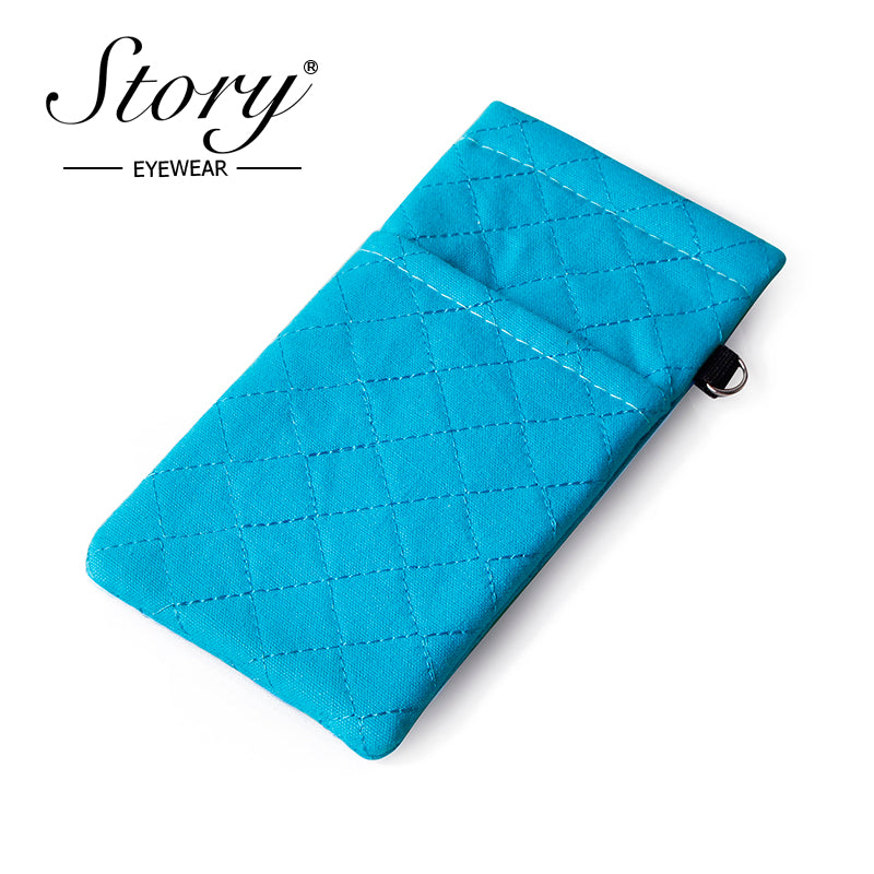 2024 New Fashion Multi Color Double Layer Glasses Bag Outdoor Travel Glasses Portable Storage Bag