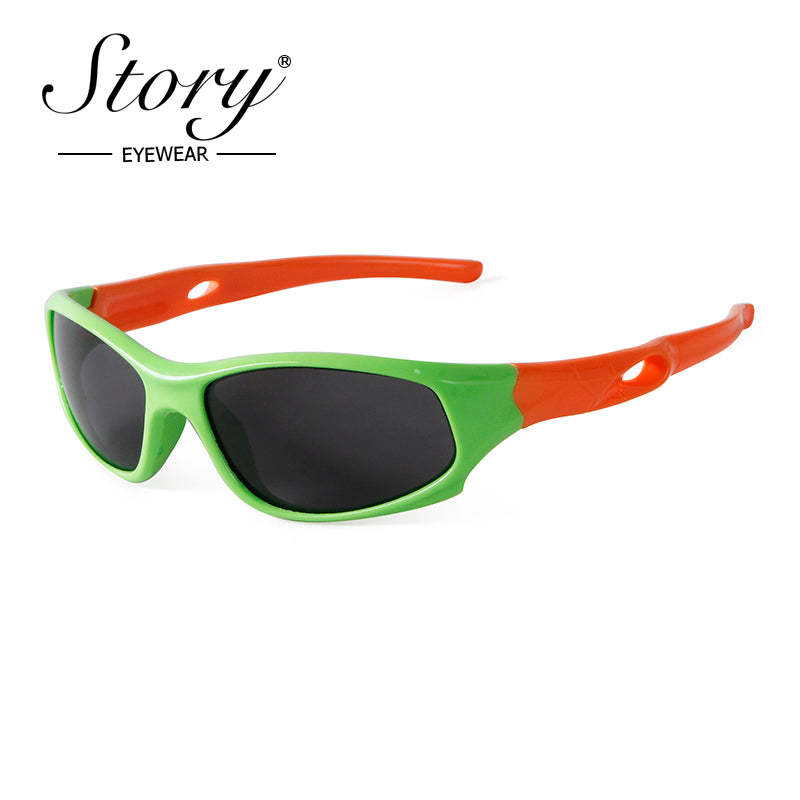 New Fashion Outdoor Sports Leisure Fashion Street Photo Style Children's Polarized Sunglasses,Fashion Eyeglass Frame