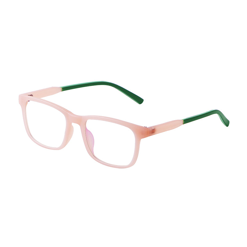 2024 New Fashion Versatile Frame Multi color Anti Blue Light Children's Flat Mirror Campus Trend High Quality Optical Glasses