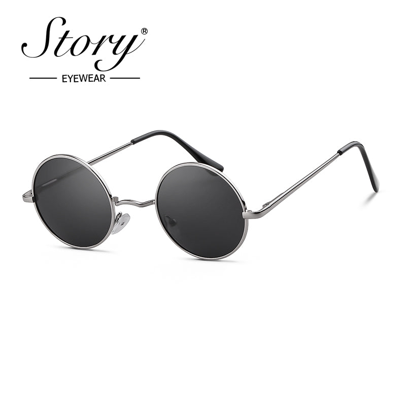 Round Polarized UV400 Vintage Circle Frame SunGlasses Women & Men