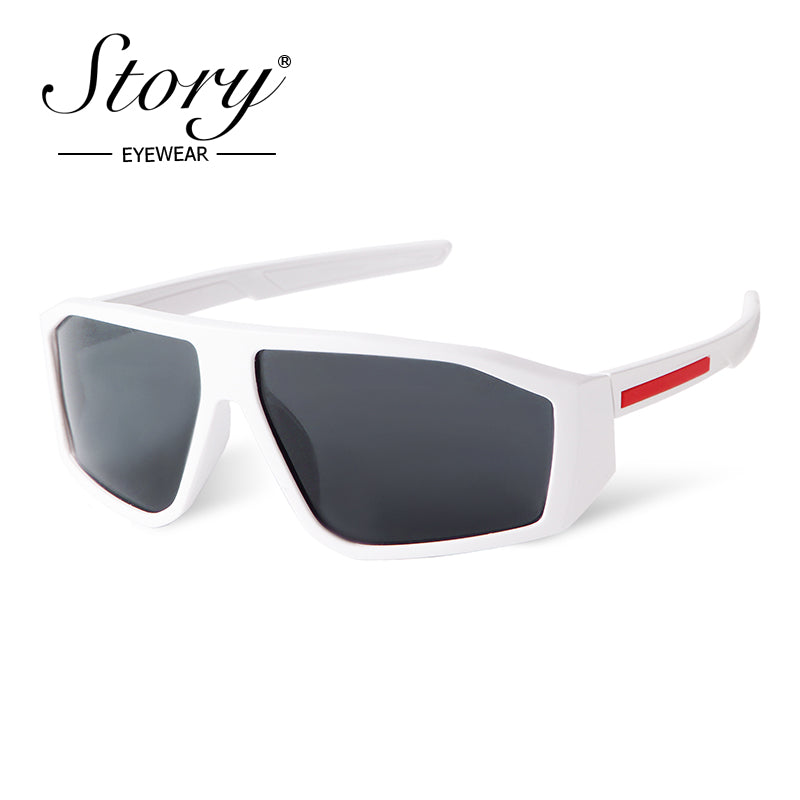 Polarized Cycling Colorful Sunglasses Large Frame Anti UV Sunglasses Men  2024