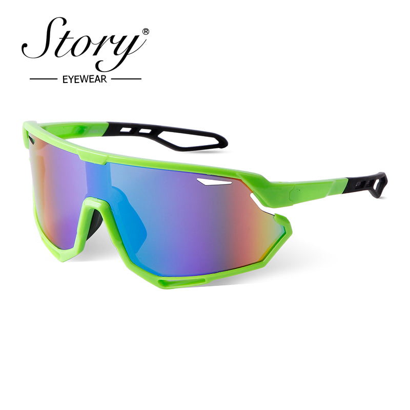 2024 New Polarized,Cycling,Driving Anti UV Glasses for Men and Women Reflective Glasses