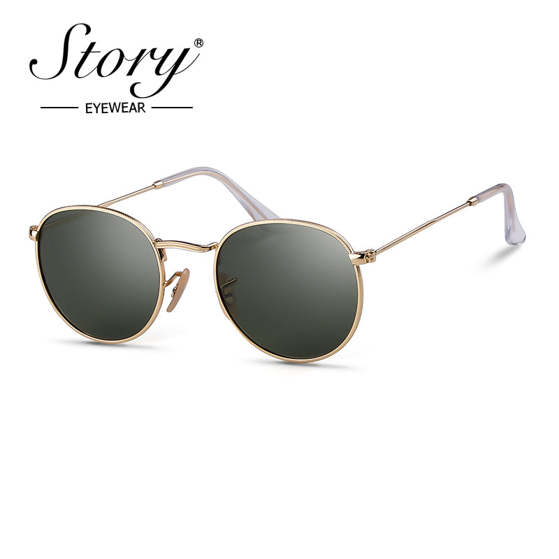 New retro polarized sunglasses trendy round versatile sunglasses fashionable sunglasses