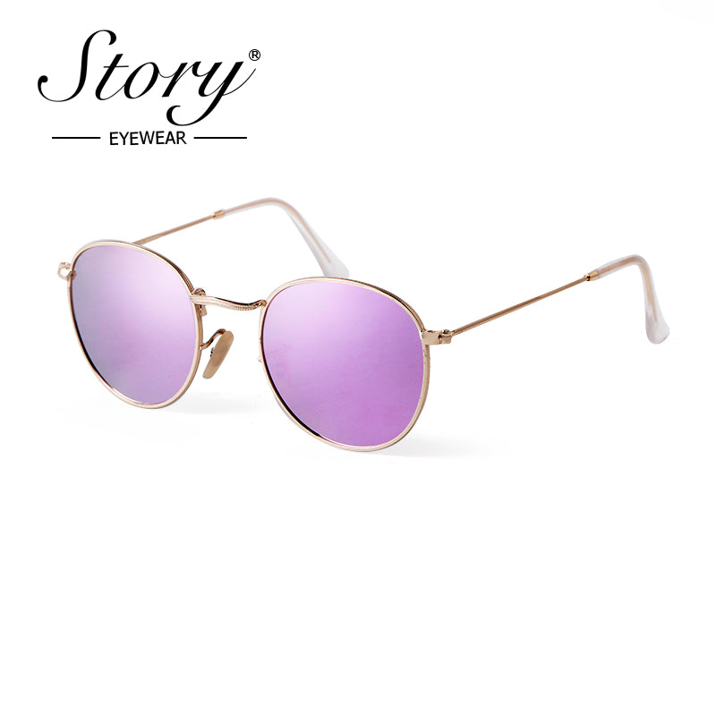 New retro polarized sunglasses trendy round versatile sunglasses fashionable sunglasses