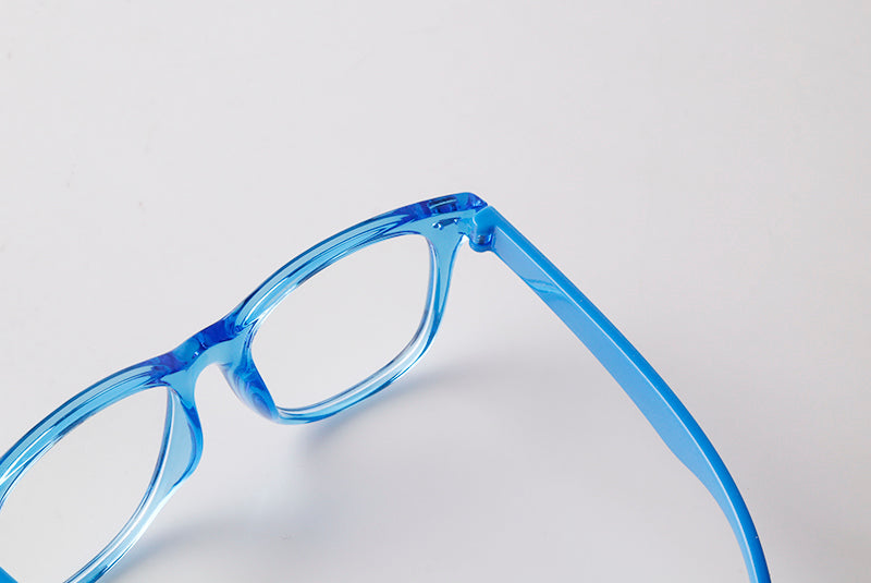 2024 New Fashionable Hot Selling Combination Color Children's Day Glasses TR90 Transparent Color Versatile Trend Casual Flat Mirror Factory Direct Sales