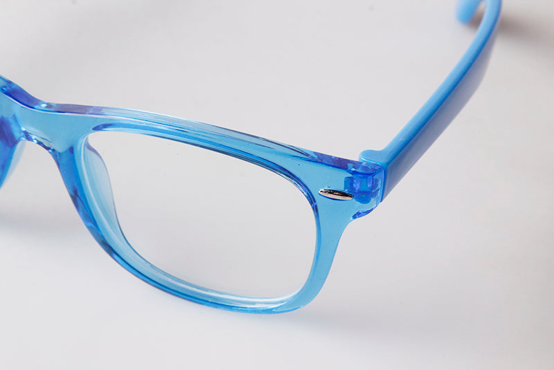 2024 New Fashionable Hot Selling Combination Color Children's Day Glasses TR90 Transparent Color Versatile Trend Casual Flat Mirror Factory Direct Sales