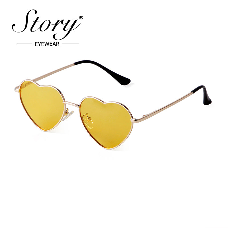 2024 new personalized trendy love glasses, retro fashion sunglasses