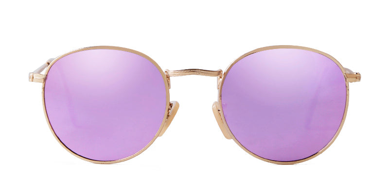 New retro polarized sunglasses trendy round versatile sunglasses fashionable sunglasses