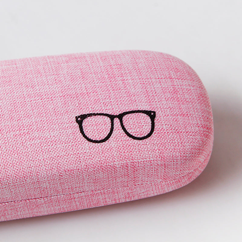 Canvas Box 2024 New Fashion Art Myopia Glasses Box  Fashion Retro Men's and Women's Portable Storage Box