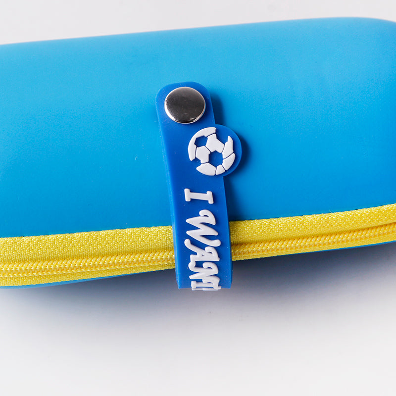 Portable children's glasses case, simple and cute glasses storage box
