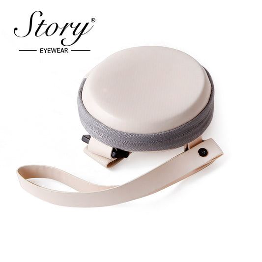 2024 new fashion folding glasses box packaging box travel and play portable glasses box