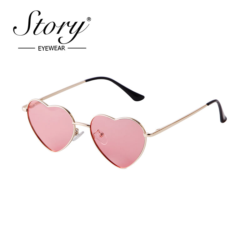 2024 new personalized trendy love glasses, retro fashion sunglasses