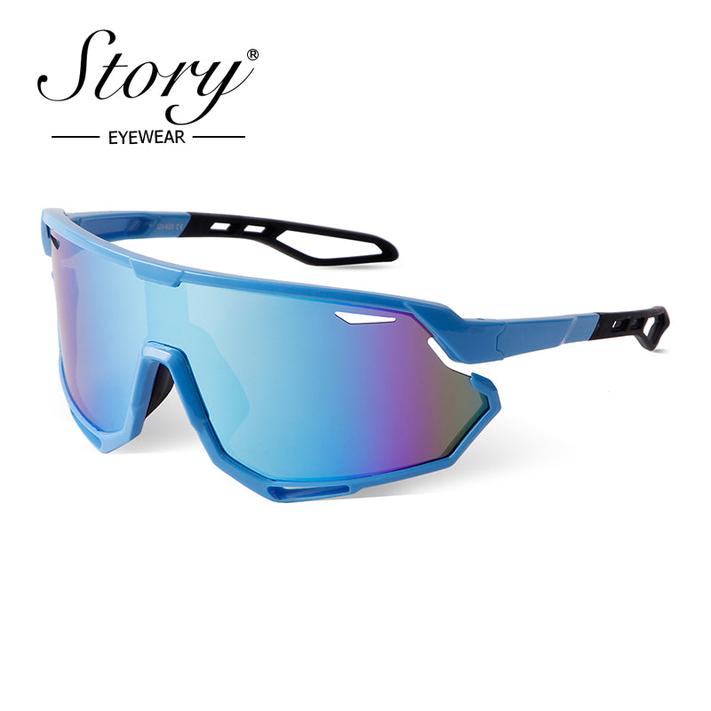 2024 New Polarized,Cycling,Driving Anti UV Glasses for Men and Women Reflective Glasses