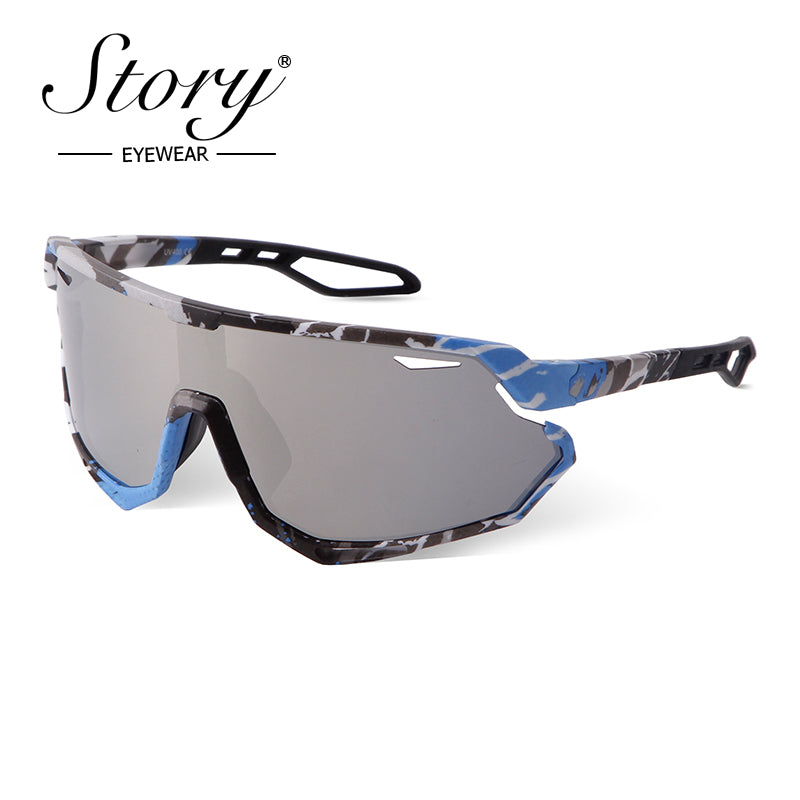 2024 New Polarized,Cycling,Driving Anti UV Glasses for Men and Women Reflective Glasses