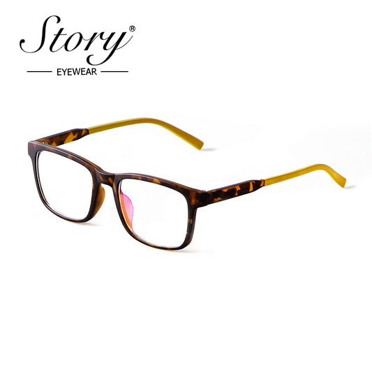 2024 New Fashion Versatile Frame Multi color Anti Blue Light Children's Flat Mirror Campus Trend High Quality Optical Glasses