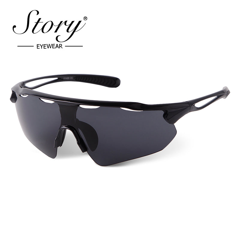 2024 Men's Cycling Glasses, Colorful Large Frame Sunglasses, Eye Protection Sunglasses, Women's Outdoor Sports Glasses