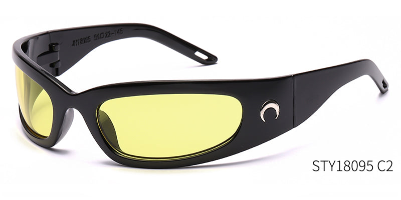 2024 New Trendy Colorful Reflective Glasses,Fashion Cross Mirror Sunglasses,Outdoor Unisex Cycling Sports Sunglasses