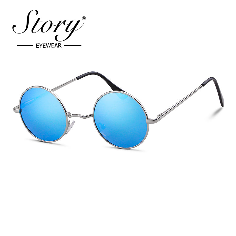 Round Polarized UV400 Vintage Circle Frame SunGlasses Women & Men
