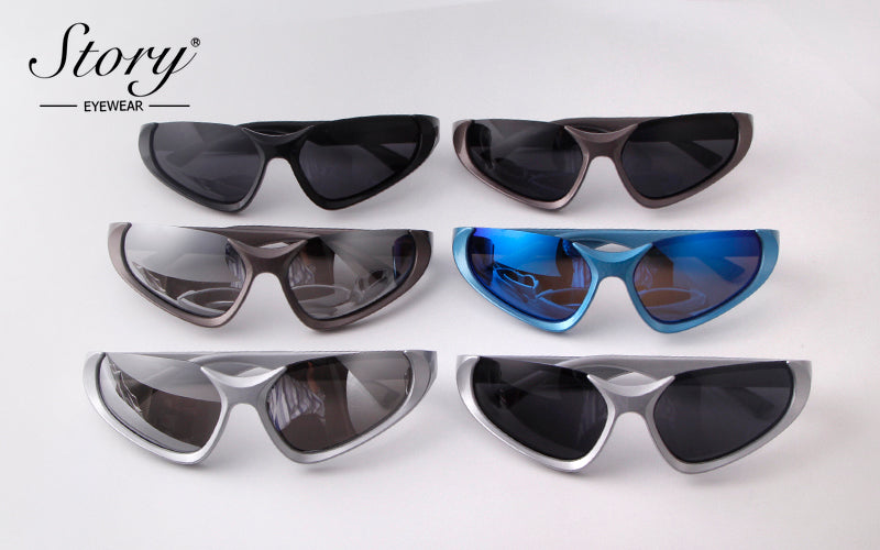 2024 New  Sports Men's Sunglasses Trend Outdoor Sports Cycling Sunglasses Fashion Trend Women's Glasses