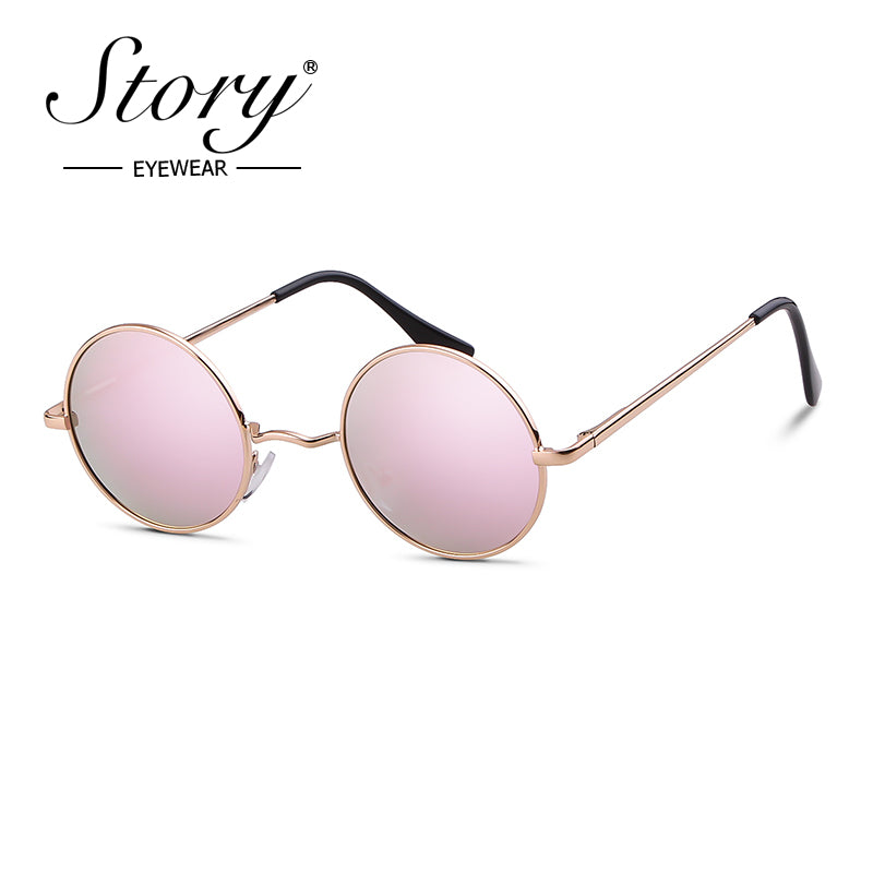 Round Polarized UV400 Vintage Circle Frame SunGlasses Women & Men