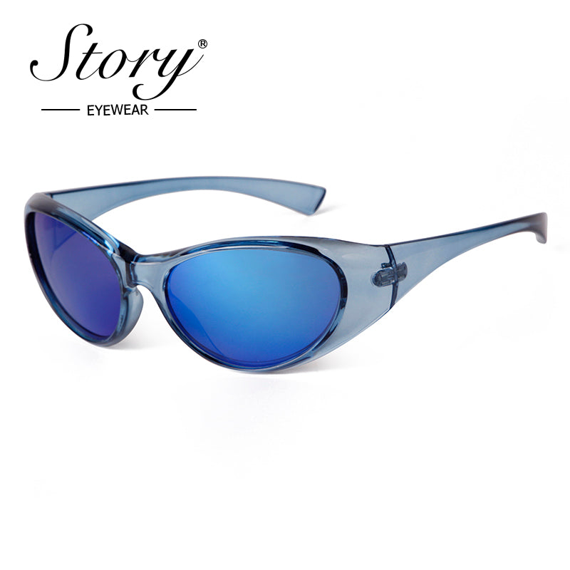 2024 New Steam Punk Trendy Sunglasses Technology Future Sense Goggles,Sports Sunglasses