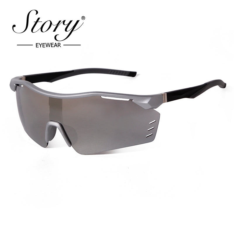 2024 New Cycling Sunglasses for Men and Women Outdoor Sports Personalized Fashion Colorful Windproof Sunglasses