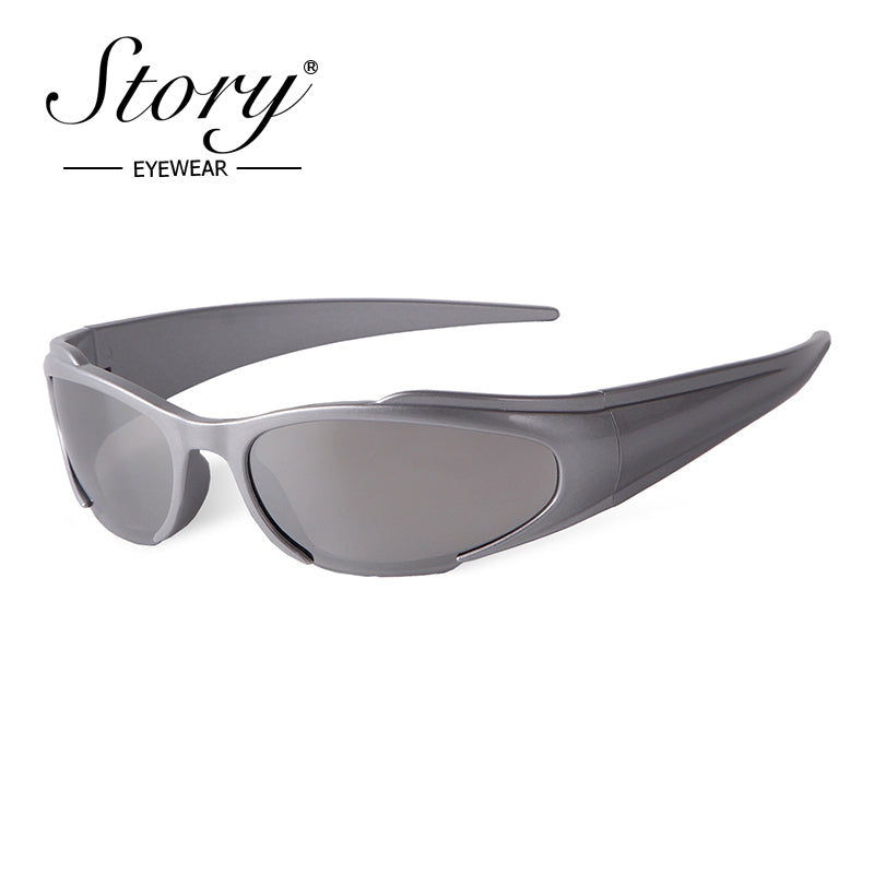 2024  Fashion Cat Eyes Style Cycling Glasses Outdoor Sports Sunglasses Fashion Show Sun glasses
