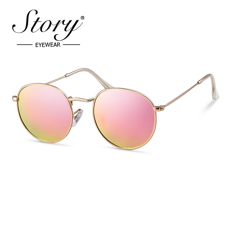 New retro polarized sunglasses trendy round versatile sunglasses fashionable sunglasses