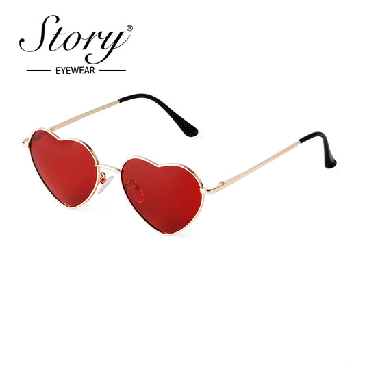 2024 new personalized trendy love glasses, retro fashion sunglasses