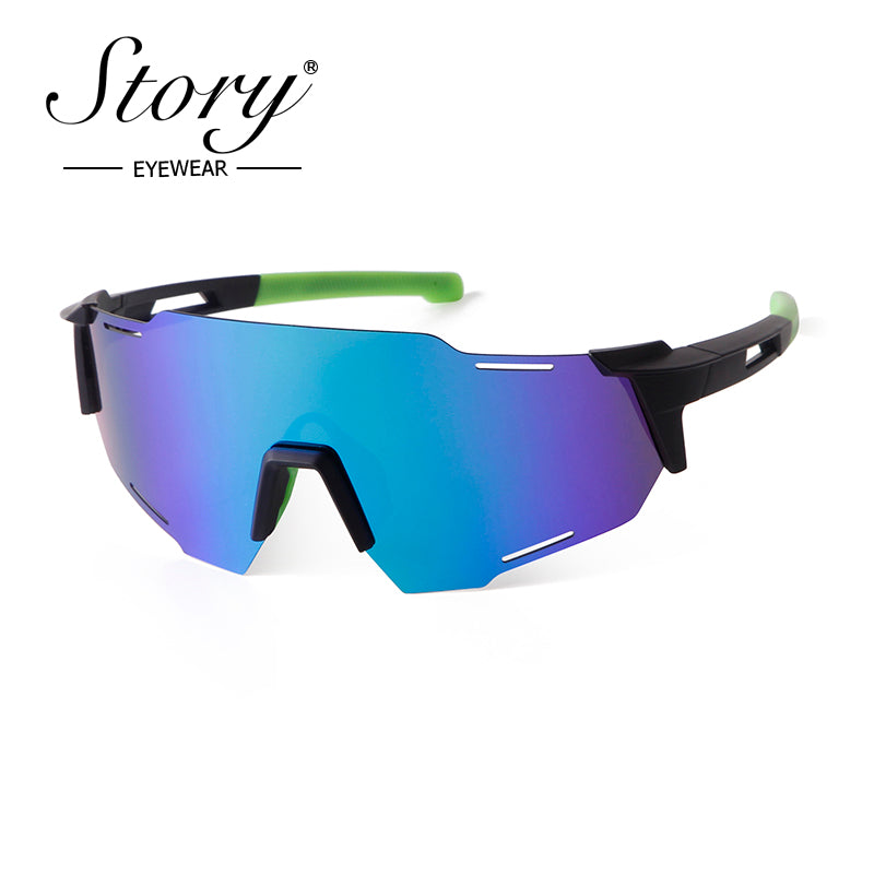 2024 New Outdoor Cycling Windproof  Frameless Sunglasses,Fashion Color Film Polarized Running Sports Glasses,Unisex Outdoor Sandproof Bicycle Glasses
