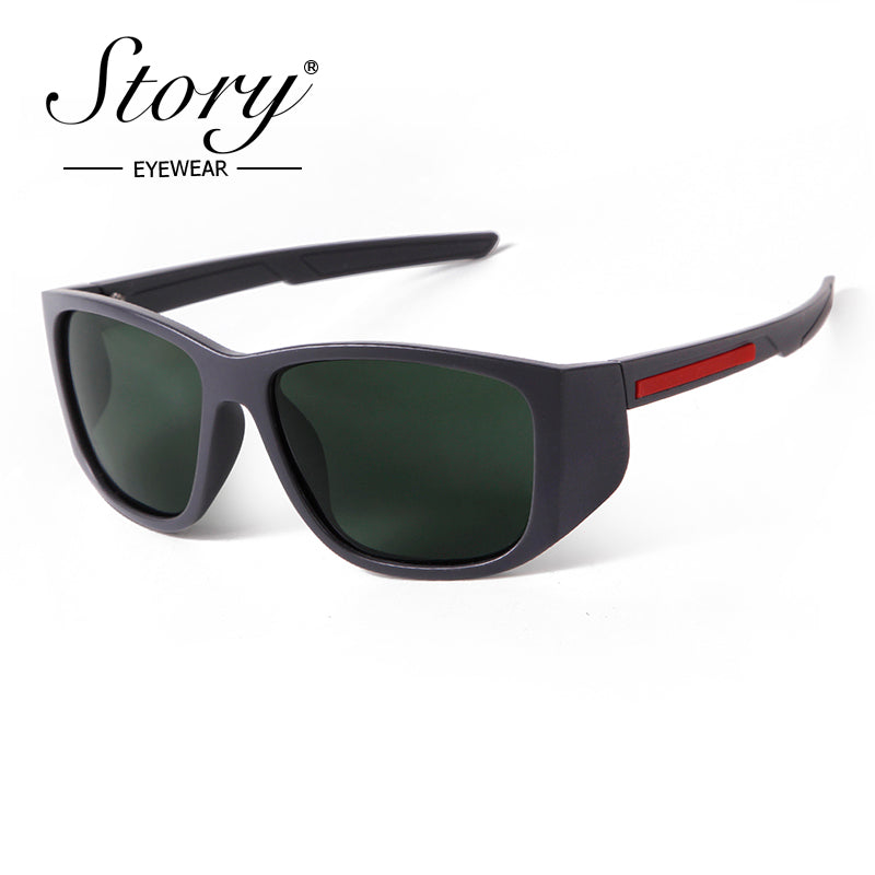 Fashion Sports Men's Polarized Sunglasses Trendy Outdoor Cycling Running Windproof Goggles