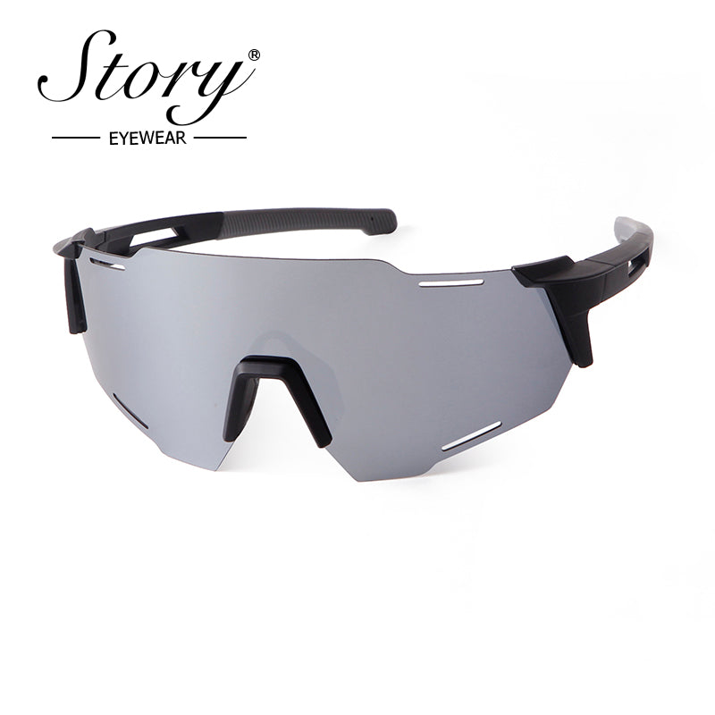 2024 New Outdoor Cycling Windproof  Frameless Sunglasses,Fashion Color Film Polarized Running Sports Glasses,Unisex Outdoor Sandproof Bicycle Glasses