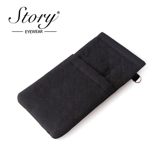 2024 New Fashion Multi Color Double Layer Glasses Bag Outdoor Travel Glasses Portable Storage Bag
