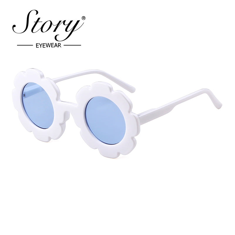 New Fashion Children's Cartoon Cute Fashion Style Sunflower Sunglasses Sunshade Versatile Children's Sunglasses