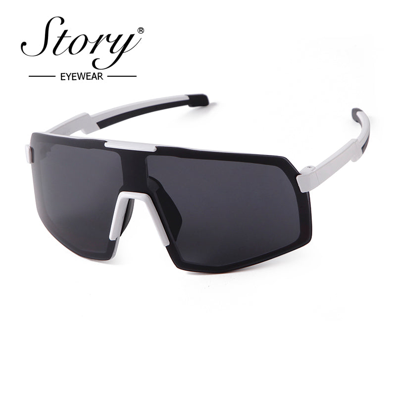 Outdoor Sports Glasses, Colorful Large Frame Sunglasses, Eye Protection Sunglasses, Women & Men