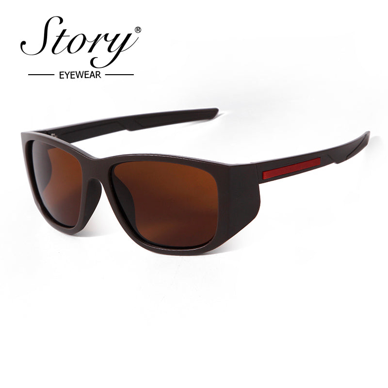 Fashion Sports Men's Polarized Sunglasses Trendy Outdoor Cycling Running Windproof Goggles
