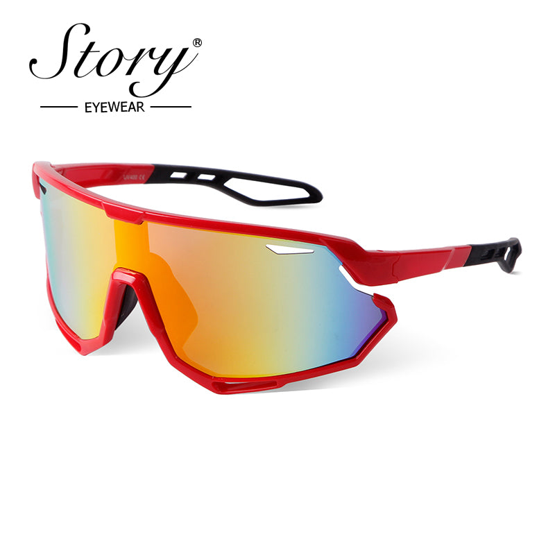 2024 New Polarized,Cycling,Driving Anti UV Glasses for Men and Women Reflective Glasses
