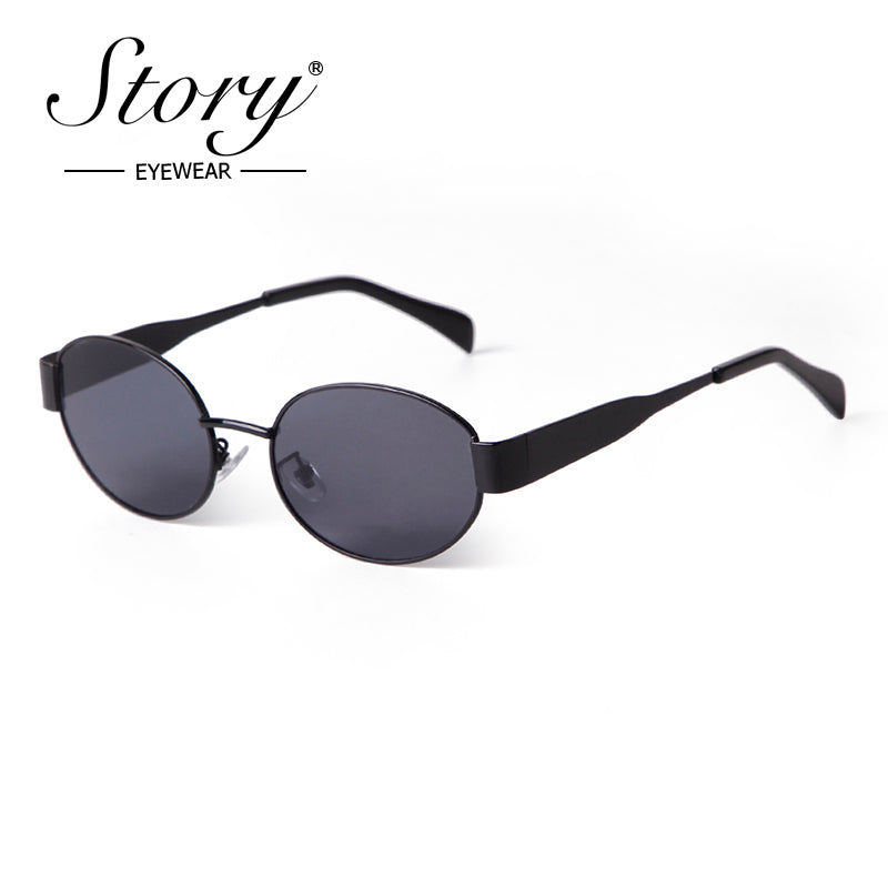 2024 New Women'S Sunglasses, Retro Oval Sunglasses  UV protection, Street Style Cat Eye Personalized  Sunglasses