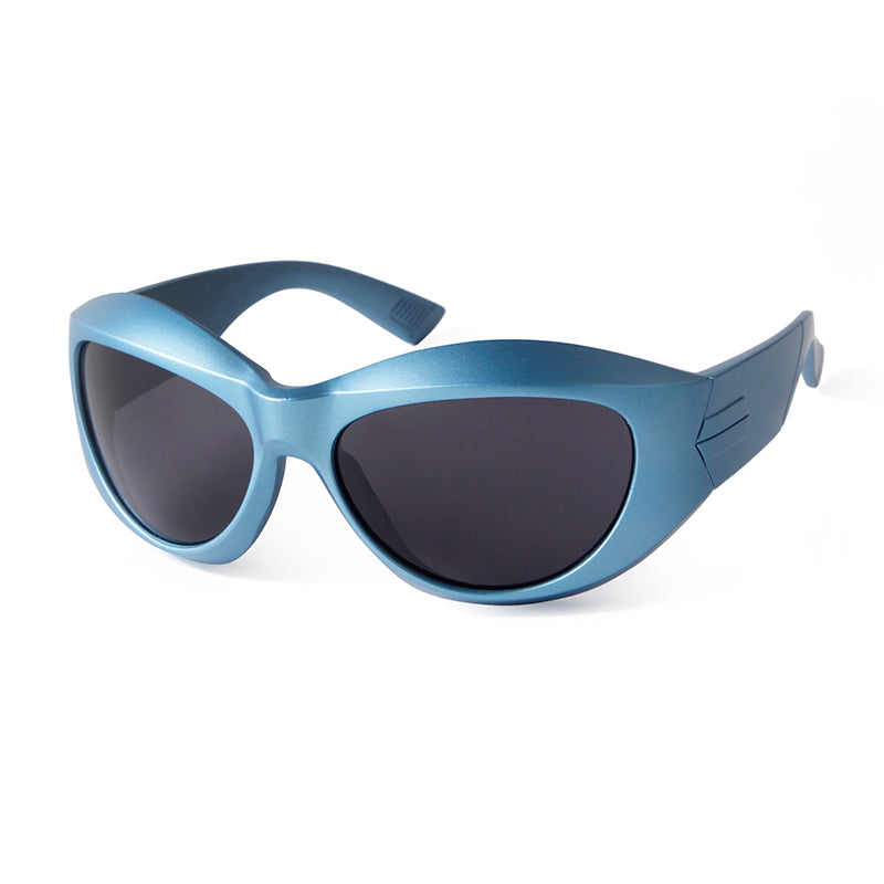 2024 Hot Selling Large Frame Sunglasses for Men, Steampunk Style, Sports Sunshade, Cycling Sunglasses