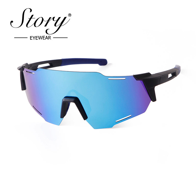 2024 New Outdoor Cycling Windproof  Frameless Sunglasses,Fashion Color Film Polarized Running Sports Glasses,Unisex Outdoor Sandproof Bicycle Glasses