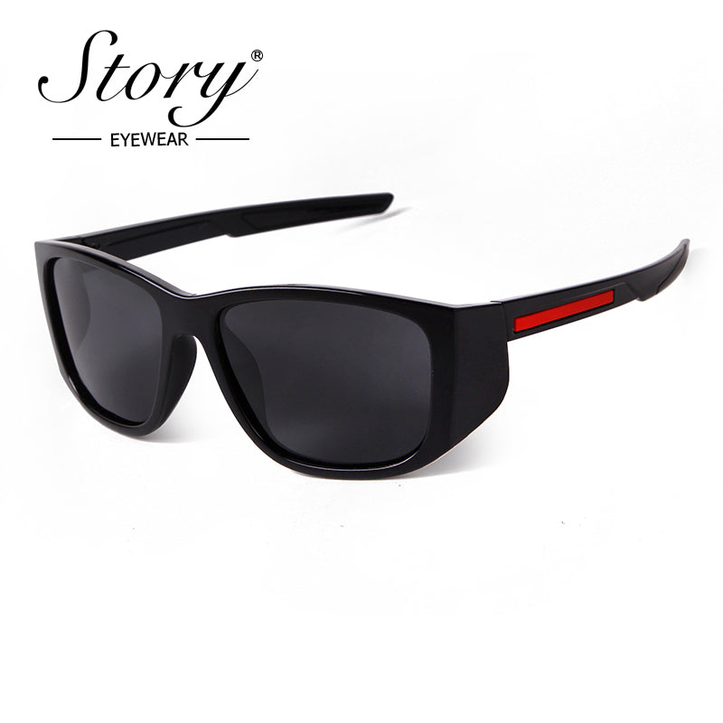 Fashion Sports Men's Polarized Sunglasses Trendy Outdoor Cycling Running Windproof Goggles