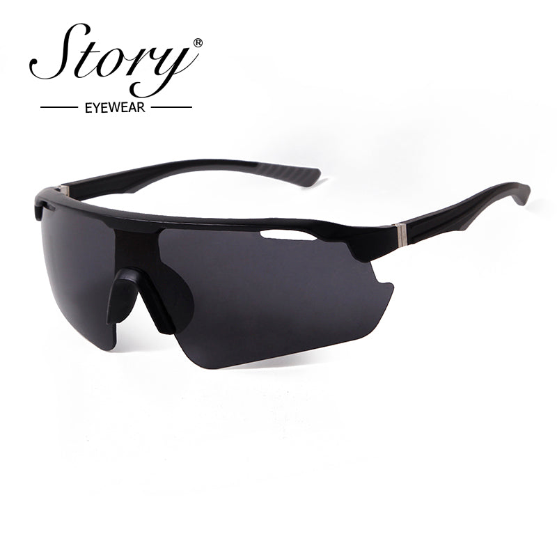 2024 New Colorful Bicycle Glasses, Men's Personality Trend, One Piece Sunglasses, Outdoor Sports Sunglasses