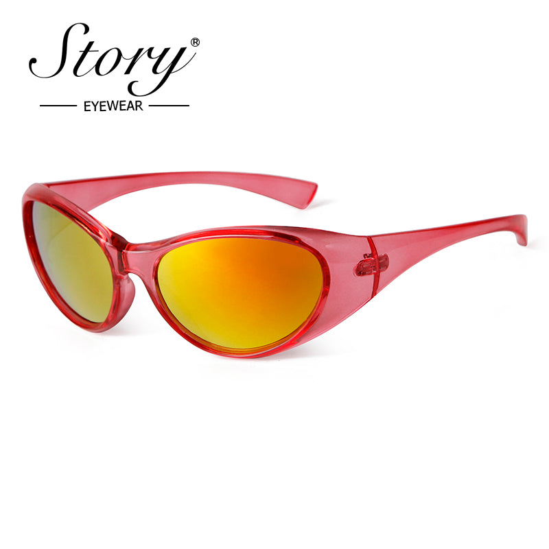 2024 New Steam Punk Trendy Sunglasses Technology Future Sense Goggles,Sports Sunglasses