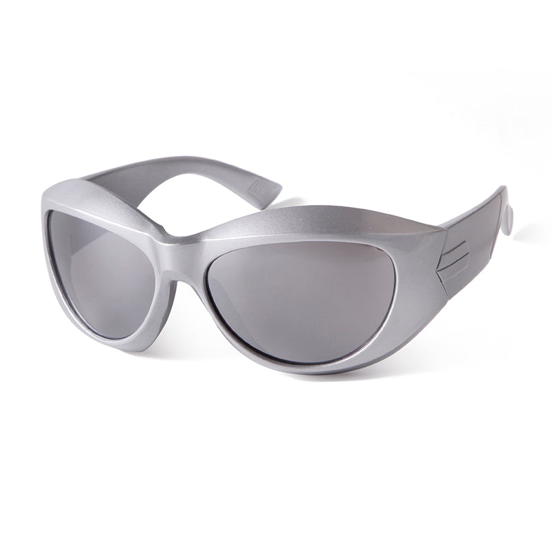 2024 Hot Selling Large Frame Sunglasses for Men, Steampunk Style, Sports Sunshade, Cycling Sunglasses