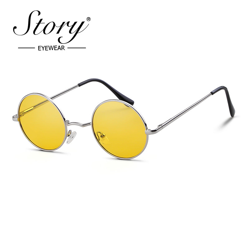 Round Polarized UV400 Vintage Circle Frame SunGlasses Women & Men